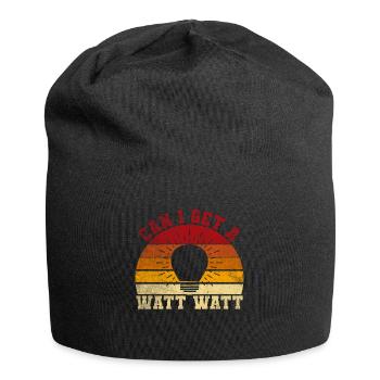 Puis-je obtenir un cadeau d’électricien drôle Watt Watt - Bonnet en jersey - noir - Devant