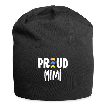 Proud Mimi Down Syndrome Grandma Family T21 - Jersey Beanie - black - Front