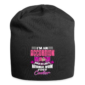 Im an accordion Mom kind of normal mom but cooler - Jersey Beanie - black - Front