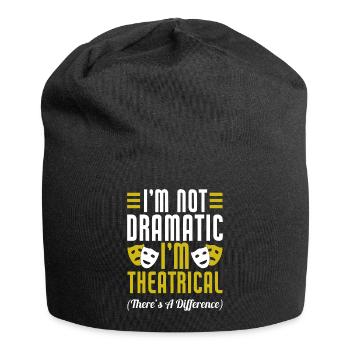 Schauspielerin Drama Broadway Musical Theater - Jersey-Beanie - Schwarz - Vorne