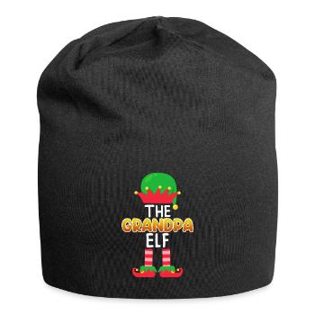 Opa Elfe Grandpa Elf - Jersey Beanie - black - Front