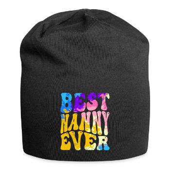 The best educator in the world Best childminder - Jersey Beanie - black - Front