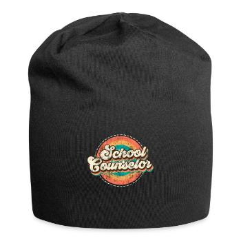 Inclusion du soutien scolaire Je suis conseiller scolaire - Bonnet en jersey - noir - Devant