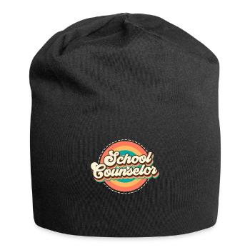Inclusion du soutien scolaire Je suis conseiller scolaire - Bonnet en jersey - noir - Devant