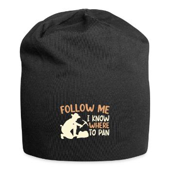 Gold Panning Gold Panning Gold Prospector - Jersey Beanie - black - Front