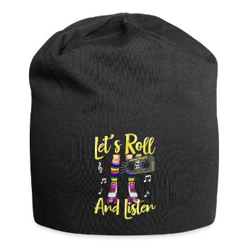 Inline Skater - Jersey-Beanie - Schwarz - Vorne