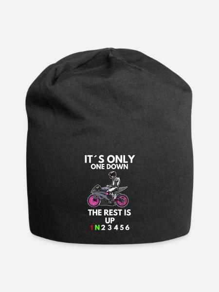 Motorcycle Lifestyle / Motorcycle / Motorcycle biker - Jersey Beanie - black