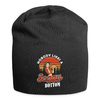 Cake Nobody Likes a Soggy Bottom Baking - Jersey Beanie - black - Front
