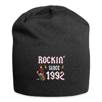 Rockin Since 1992 Rockmusik Fan 30. Geburtstag - Jersey-Beanie - Schwarz - Vorne