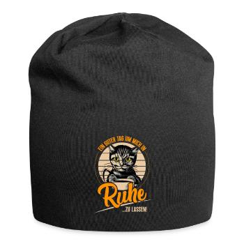 Ich hasse Menschen - LassMich in Ruhe T-Shirt - Jersey-Beanie - Schwarz - Vorne