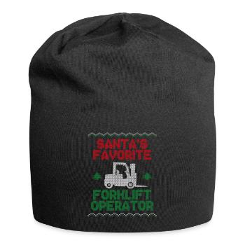 Certified Forklift Truck Operator - Jersey-Beanie - Schwarz - Vorne