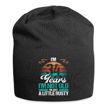 34 Birthday Idea Funny Im not old Humor Year Old34 - Jersey-Beanie - Schwarz - Vorne