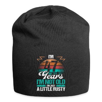 47 Birthday Idea Funny Im not old Humor Year Old47 - Jersey-Beanie - Schwarz - Vorne