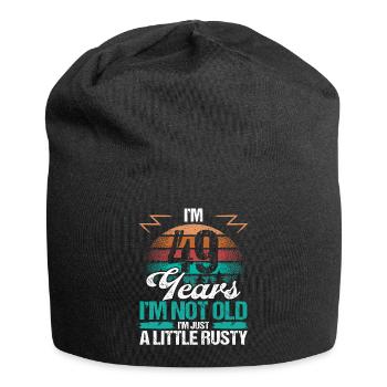 49 Birthday Idea Funny Im not old Humor Year Old49 - Jersey-Beanie - Schwarz - Vorne
