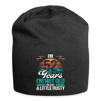 52 Birthday Idea Funny Im not old Humor Year old52 - Jersey Beanie - black - Front