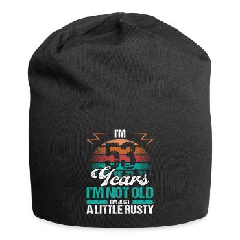 53 Idée d’anniversaire Drôle Je ne suis pas vieux Humour Année - Bonnet en jersey - noir - Devant