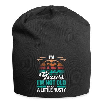 63 Birthday Idea Funny Im not old Humor Year Old63 - Jersey-Beanie - Schwarz - Vorne