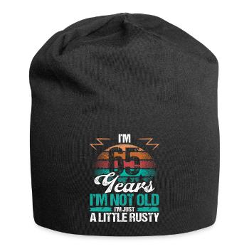 65 Idée d’anniversaire Drôle Je ne suis pas vieux Humour Année - Bonnet en jersey - noir - Devant