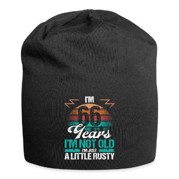 66 Birthday Idea Funny Im not old Humor Year Old66 - Jersey-Beanie - Schwarz - Vorne