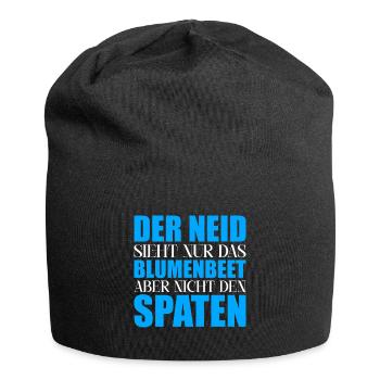 Neid Blumenbeet Spaten - Jersey-Beanie - Schwarz - Vorne