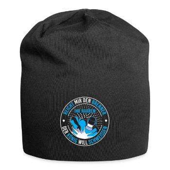 Reicht Mir Den Brenner Ihr Narren Der König Will - Jersey-Beanie - Schwarz - Vorne
