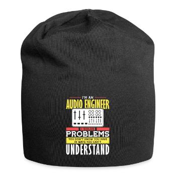 Audio Engineer Solve Problem Tontechniker - Jersey-Beanie - Schwarz - Vorne