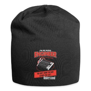 Audio Engineer Solve Problem Tontechniker - Jersey-Beanie - Schwarz - Vorne
