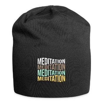 meditation - Jersey Beanie - black - Front