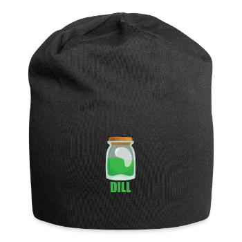 Dill Gewürz Geschmack Essen Kochen - Jersey-Beanie - Schwarz - Vorne