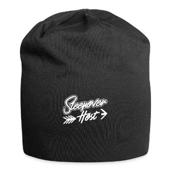 Hôtes pour la nuit Passez la nuit - Bonnet en jersey - noir - Devant