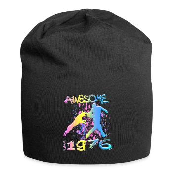 Awesome since 1976. Agility, Hundetraining - Jersey Beanie - black - Front