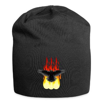 Feu de Corbeau Rituel spirituel occulte Satan Horreur - Bonnet en jersey - noir - Devant