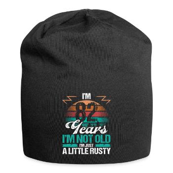 82 Birthday Idea Funny Im not old Humor Year Old - Jersey Beanie - black - Front
