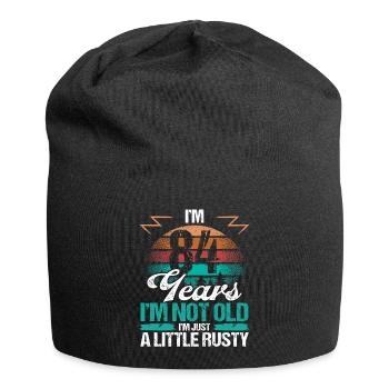 84 Idée d’anniversaire Drôle Je ne suis pas vieux Humour Année - Bonnet en jersey - noir - Devant