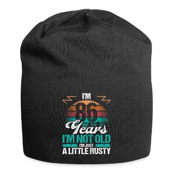 86 Idée d’anniversaire Drôle Je ne suis pas vieux Humour Année - Bonnet en jersey - noir - Devant