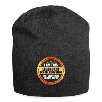 Inclusion Je suis le légendaire compagnon d’école - Bonnet en jersey - charbon - Devant