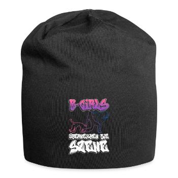 B-Girls Übernehmen Die Szene - Breakdance - Jersey-Beanie - Schwarz - Vorne
