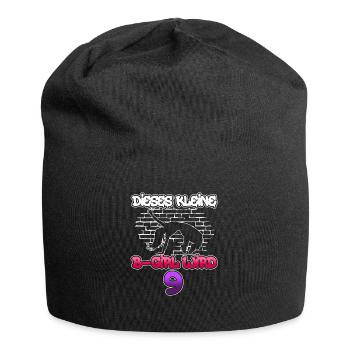 Dieses Kleine B-Girl Wird 9 - Breakdance - Jersey-Beanie - Schwarz - Vorne