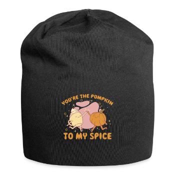 Youre The Pumpkin To My Spice Pumpkin Gift - Jersey Beanie - black - Front