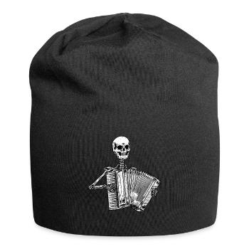 Skeleton Accordion Accordion Player Accordionist - Jersey Beanie - black - Front