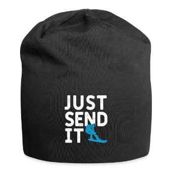 Snowboard Snowboarding Rider Snowboarding Just - Bonnet en jersey - noir - Devant