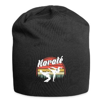 Karaté - Bonnet en jersey - noir - Devant
