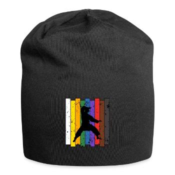 Karaté - Bonnet en jersey - noir - Devant