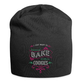 birthday present idea beer tshirts - Jersey Beanie - black - Front