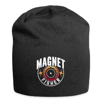 Magnet Fish Magnet Magnetic Fishing - Jersey Beanie - black - Front
