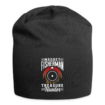 Magnet Fisherman Treasure Hunters Magnet Magnetic Fishing - Jersey Beanie - black - Front