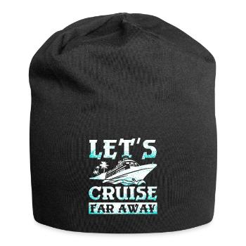 Let's cruise far away - Jersey-Beanie - Schwarz - Vorne