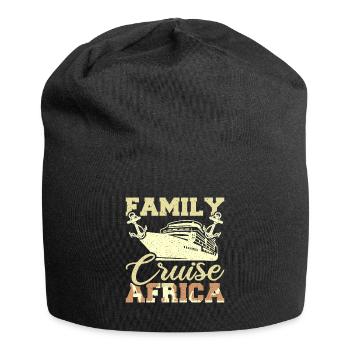 Family Couple Cruising Africa - Jersey Beanie - black - Front