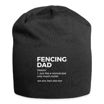 Fencing épée fencing duel gift idea - Jersey Beanie - black - Front