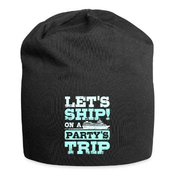 Cruise let's ship on a Party's trip - Jersey-Beanie - Schwarz - Vorne